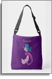 Tranquilo Mermaid All Over Printed Tote Bag